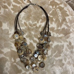 J Jill Layered Shells Necklace
